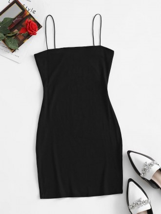 Bungee Strap Bodycon Dress