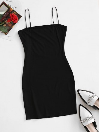 Bungee Strap Bodycon Dress