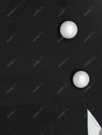 Christmas Santa Claus Snowman Gift Print Twofer Dress