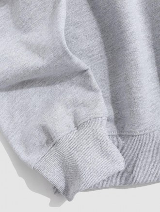 Crew Neck New York Print Casual Sweatshirt