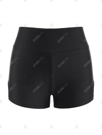 Criss Cross High Rise Boyleg Swim Bottom