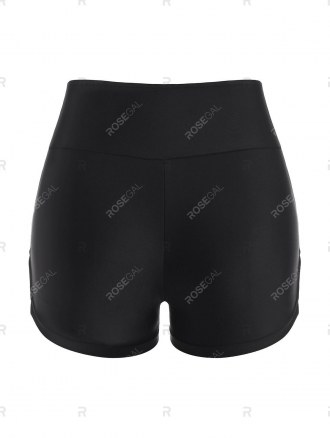 Criss Cross High Rise Boyleg Swim Bottom