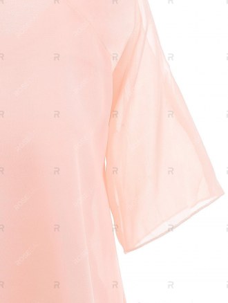 Fairy Style Flowing Texture Chiffon Women's Blouse