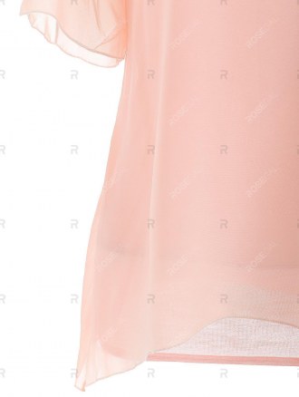 Fairy Style Flowing Texture Chiffon Women's Blouse