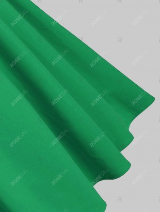 Faux Fur Panel Bowknot Open Shoulder Party Dress