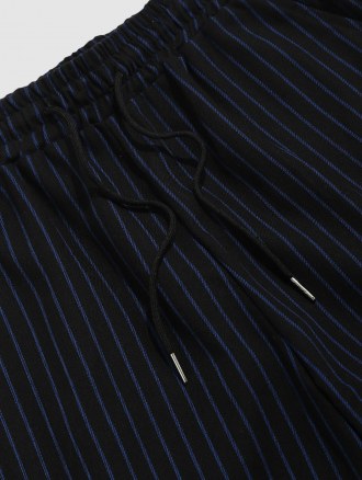 Flower Print Shirt And Striped Shorts Set