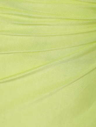 Knotted Cut Out One Shoulder Thigh High Slit Dress