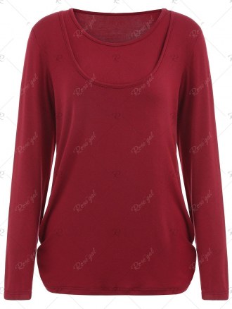 Long Sleeve Elastic Maternity Sleep Top