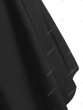 Mesh Insert Push Up Skirted Tankini Swimwear