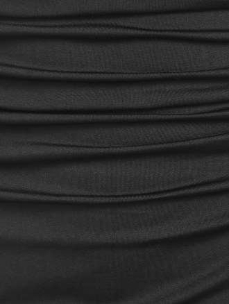 Overlap Ruched Draped Mini Skirt