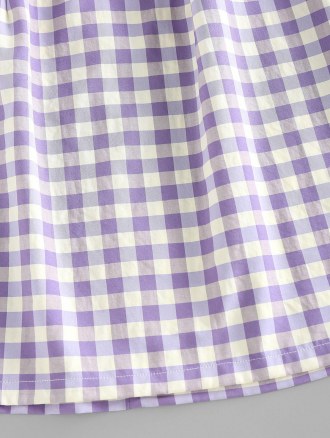 Plaid Pattern Mini Slip Dress