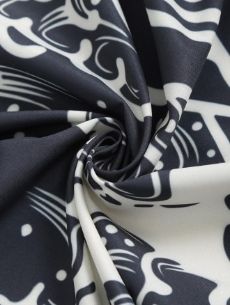 Sea Wave Print Kimono Cardigan