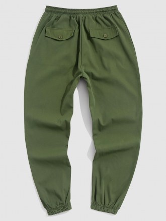 Solid Color Casual Pants