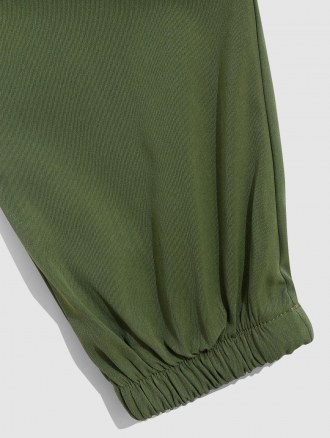 Solid Color Casual Pants