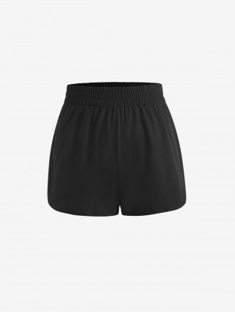 Sports Solid Running Track Shorts