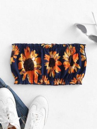 Sunflower Bandeau Top