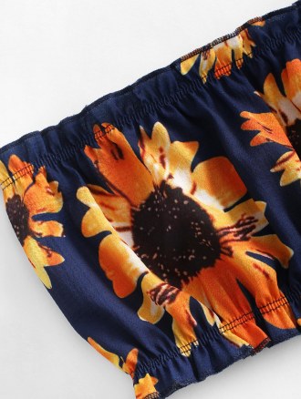 Sunflower Bandeau Top