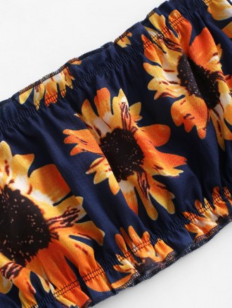 Sunflower Bandeau Top