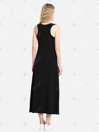Zan.style Round Neck Vest Dress